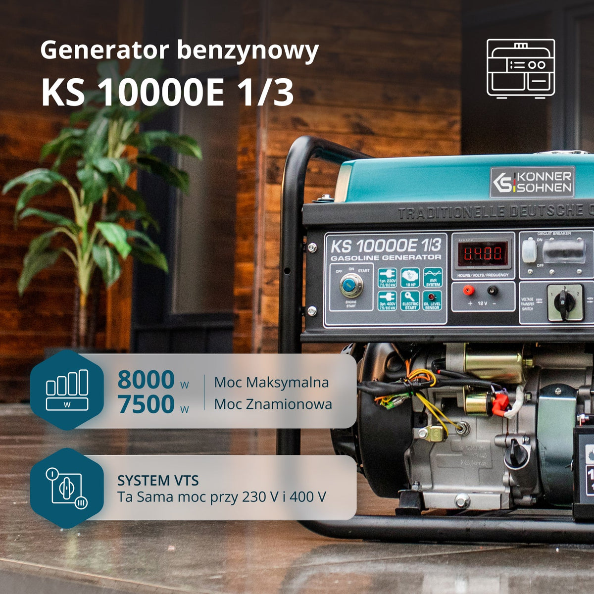 Könner & Söhnen KS 10000E 1/3 – parametry