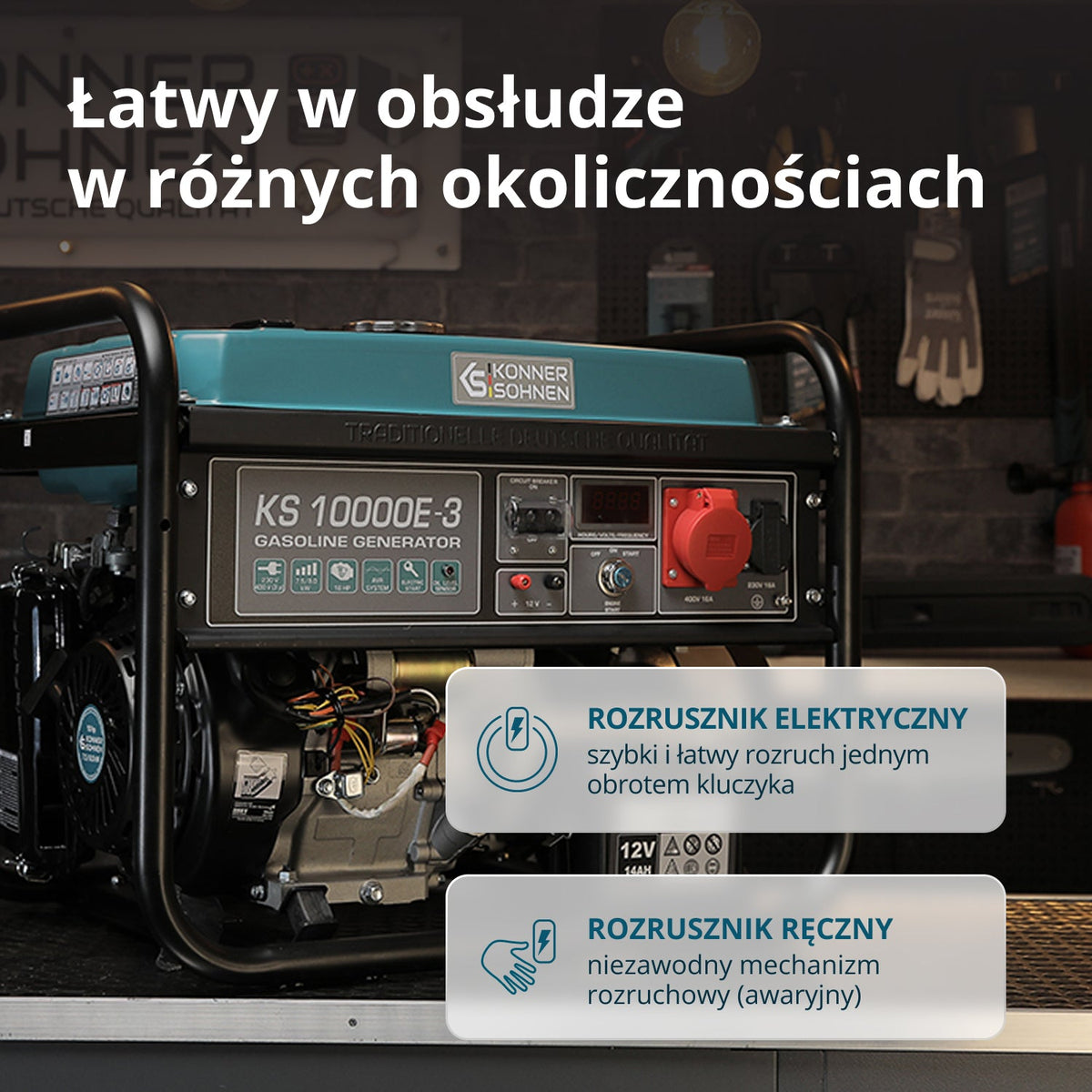 Könner & Söhnen KS 10000E-3 – funkcje