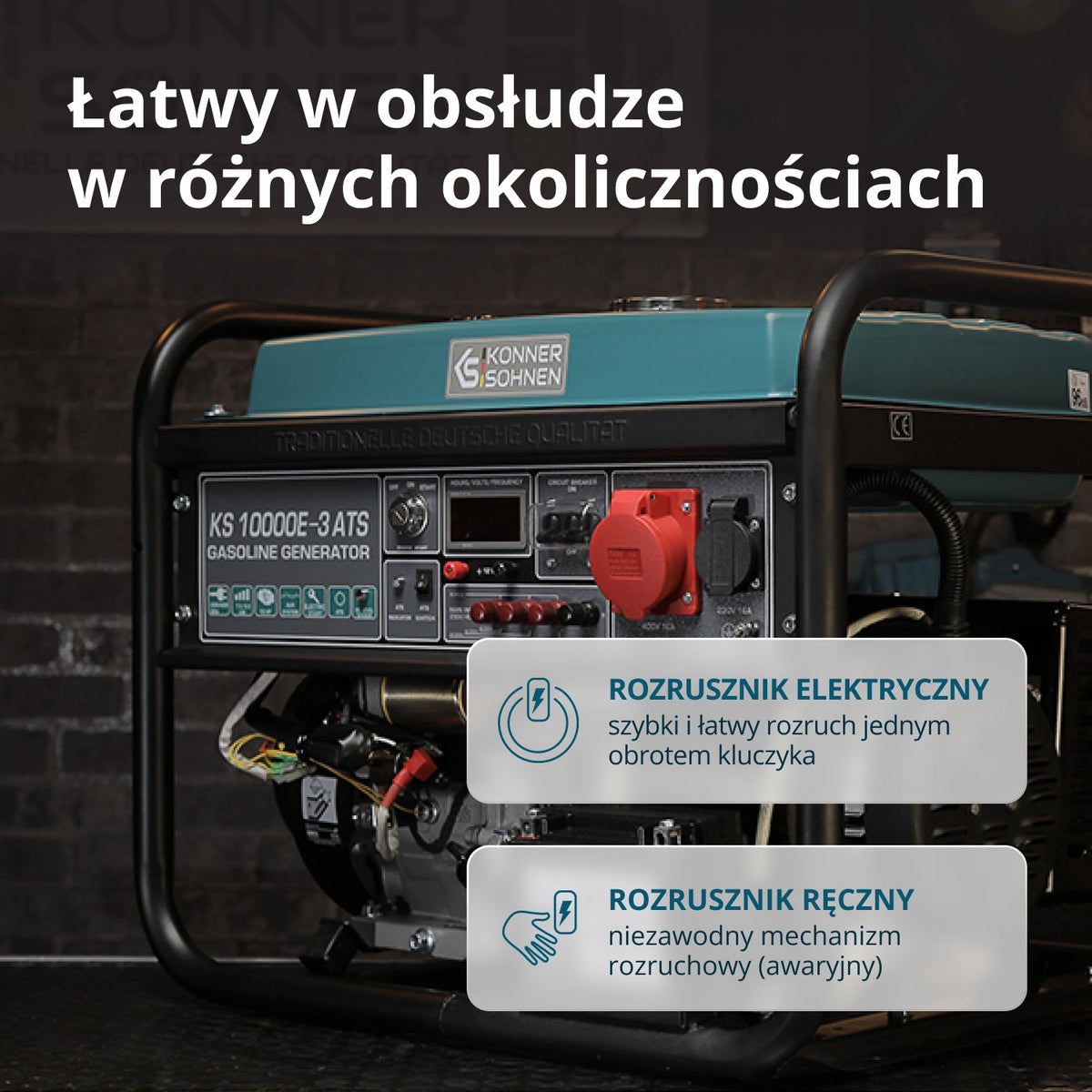 Könner & Söhnen KS 10000E-3 ATS – funkcje