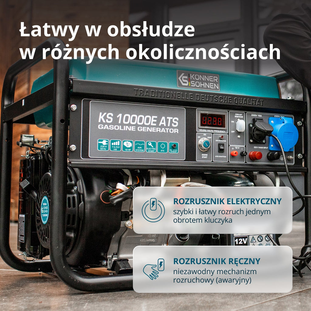 Könner & Söhnen KS 10000E ATS – funkcje