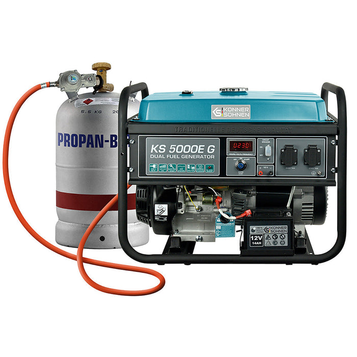 Könner & Söhnen KS 5000E G 4,5 kW 230 V | LPG / Benzyna