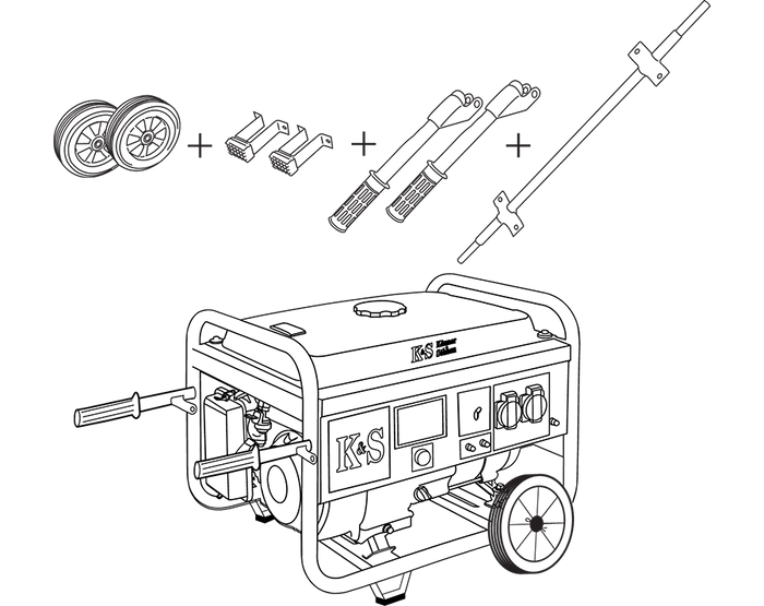 Zestaw transportowy Könner & Söhnen KS 7 KIT