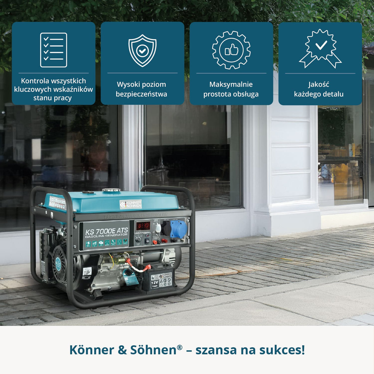 Könner & Söhnen KS 7000E ATS - funkcje i parametry