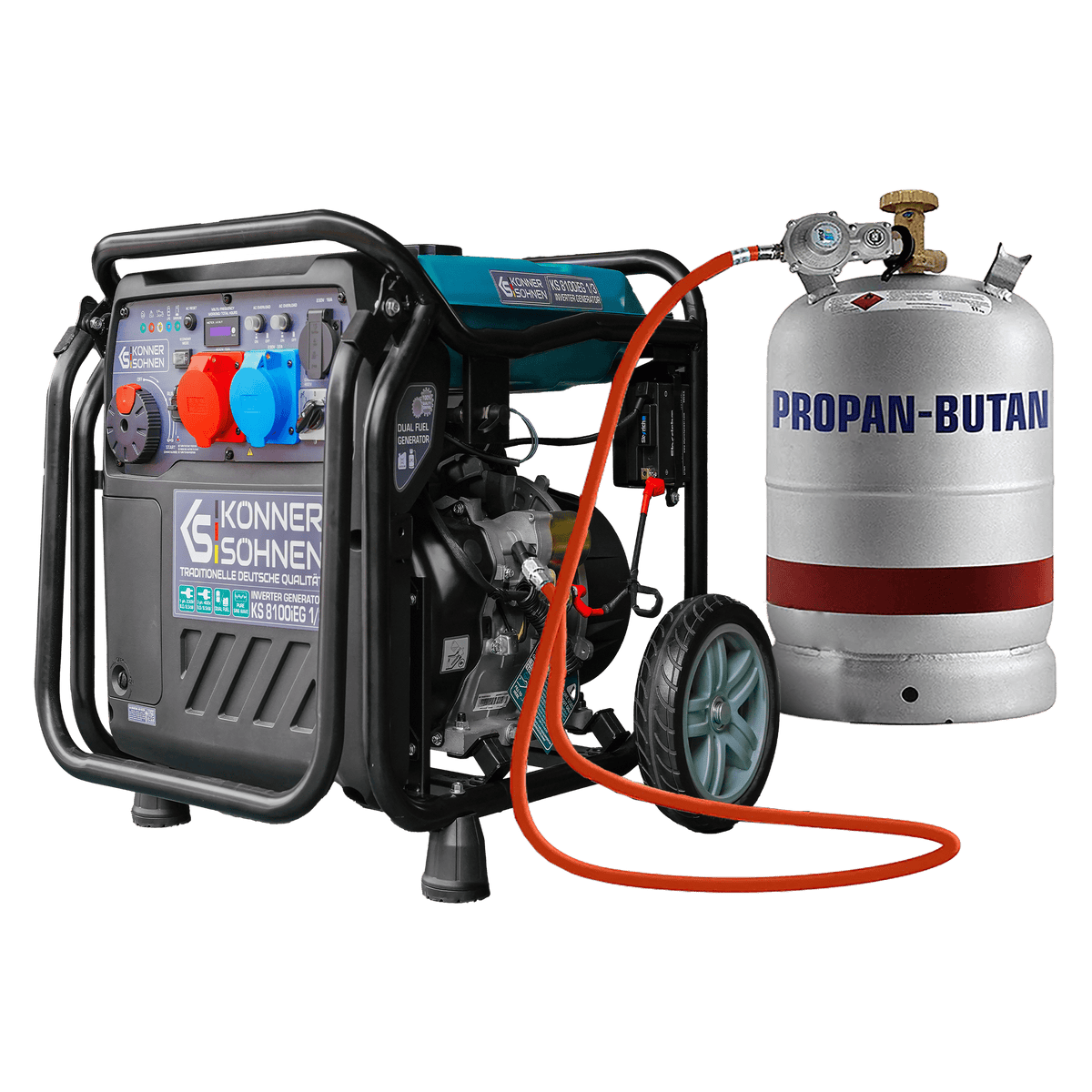 Könner & Söhnen KS 8100iEG 1/3 – generator inwertorowy LPG / benzyna
