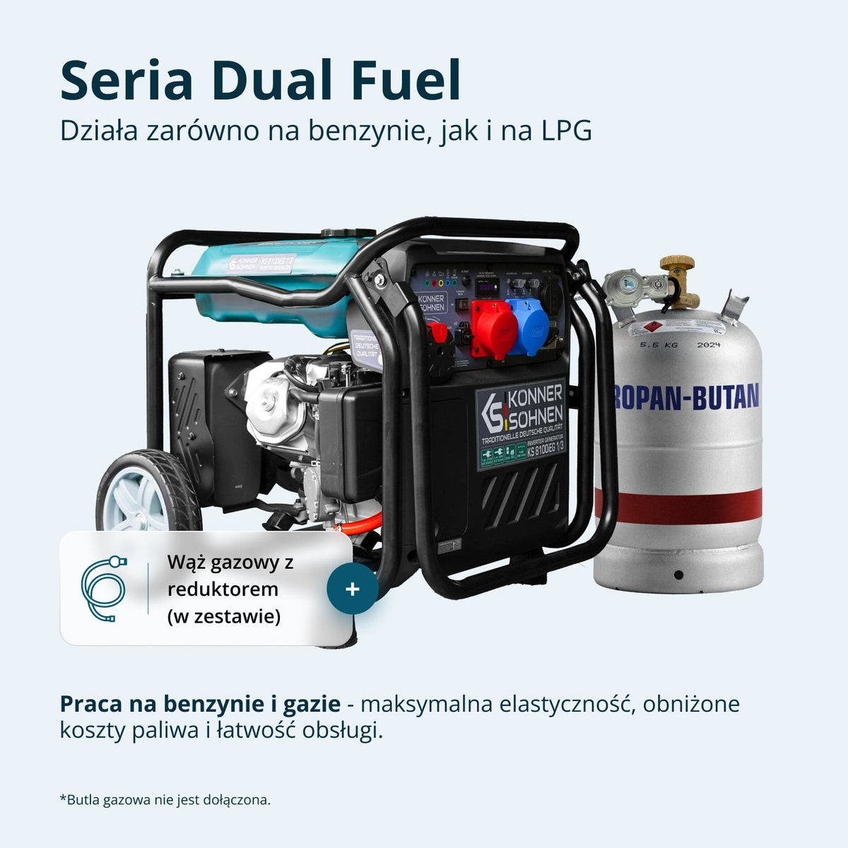 KS 8100iEG 1/3 – Dual Fuel LPG / benzyna