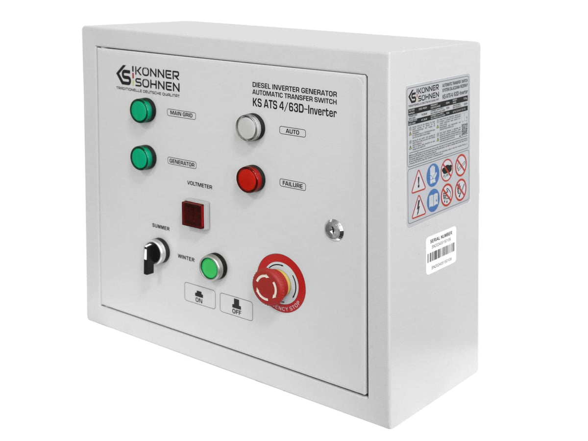 Könner & Söhnen KS ATS 4/63D-Inverter system załączania rezerwy
